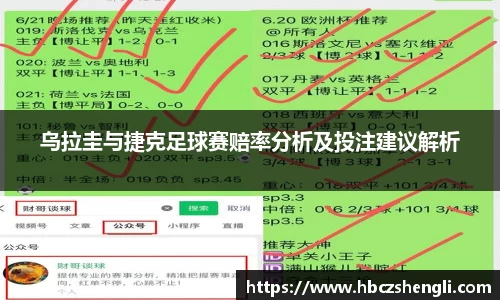 乌拉圭与捷克足球赛赔率分析及投注建议解析